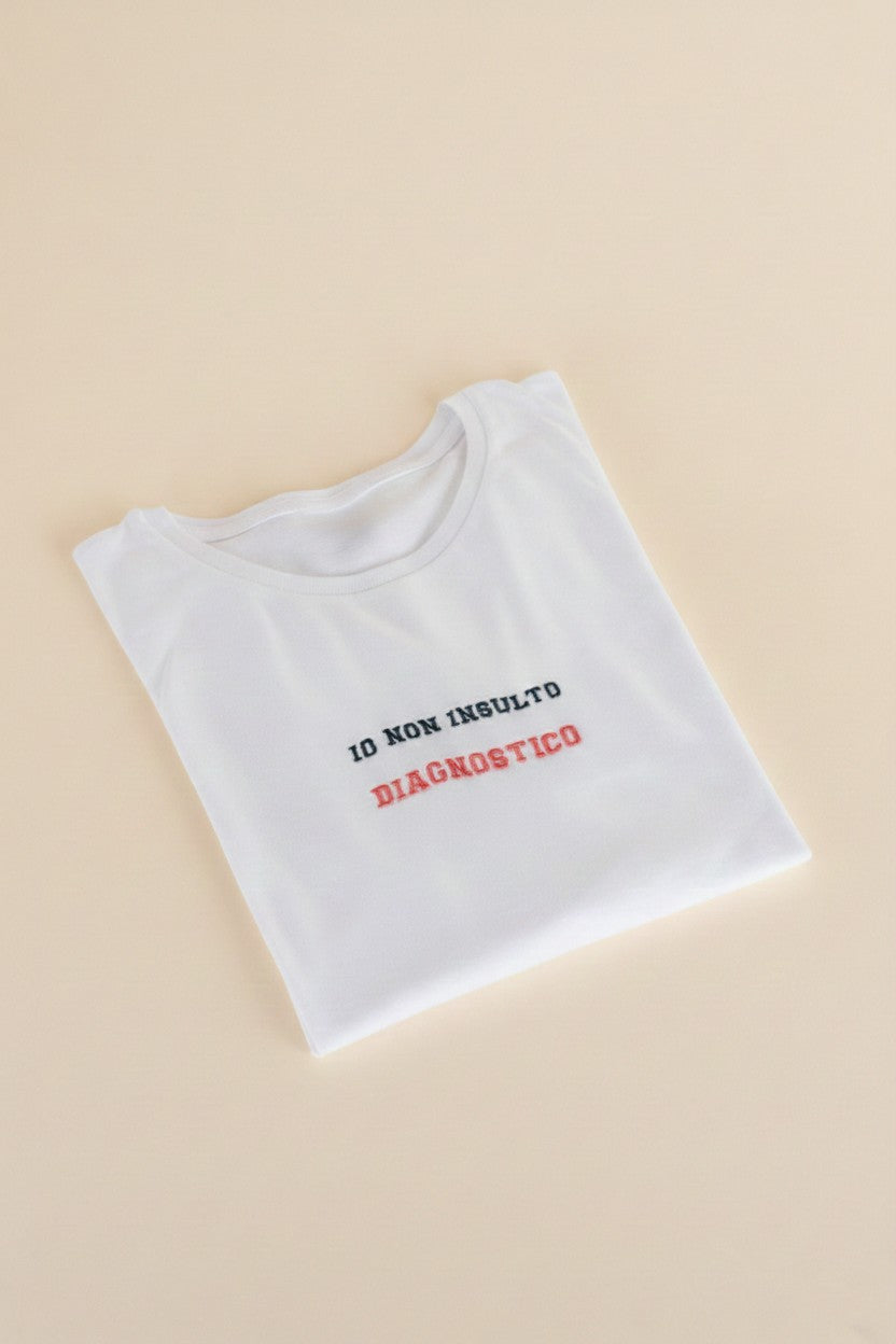 T-shirt manica lunga con ricamo personalizzato