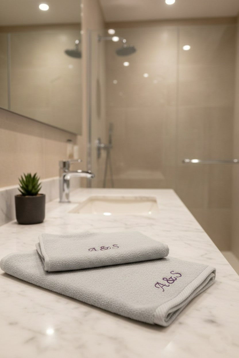 Asciugamani ricamati personalizzati