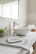 Asciugamani ricamati personalizzati Faccia - Culo