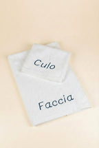 Asciugamani ricamati personalizzati Faccia - Culo